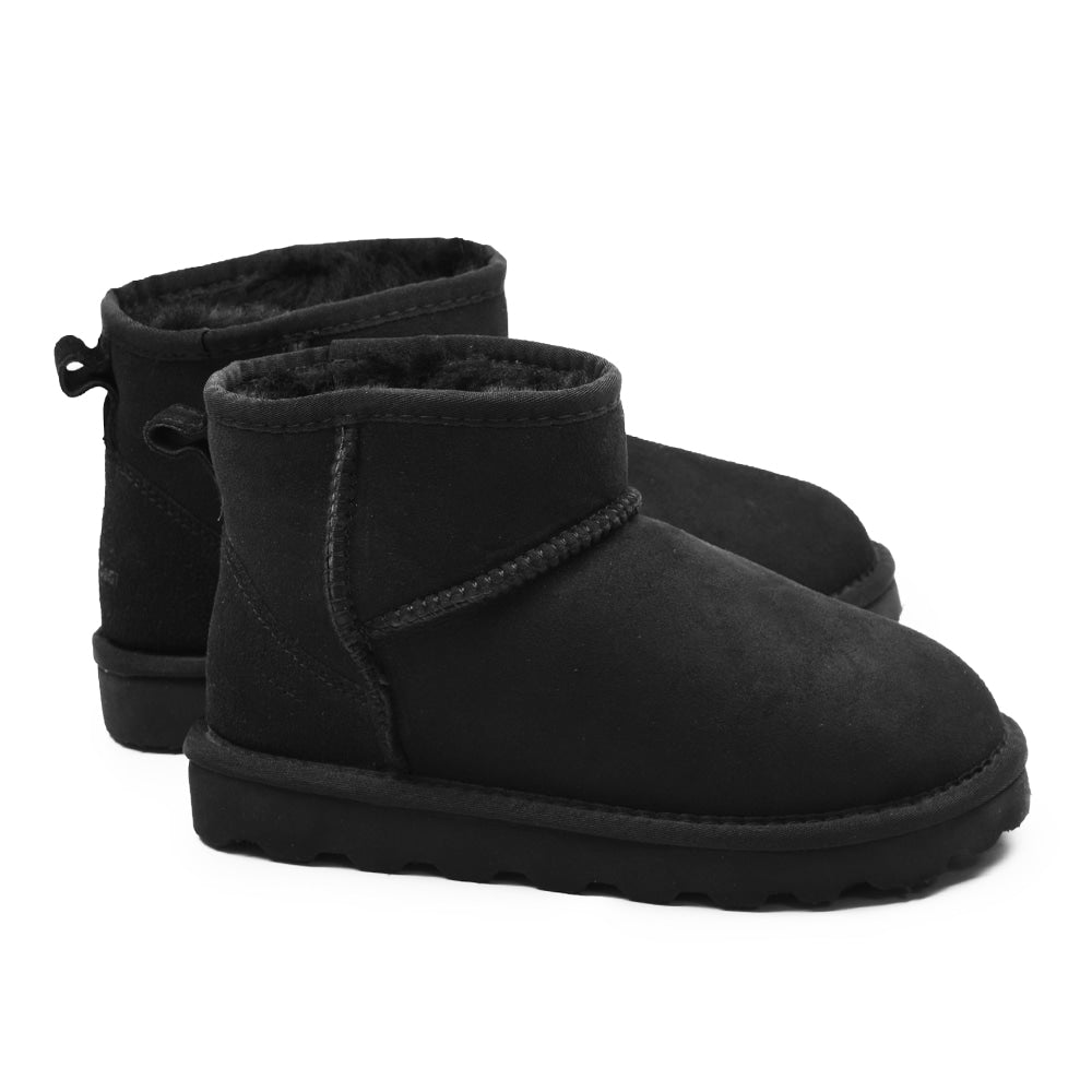 Rugged Gear Fårskinnsboots Black