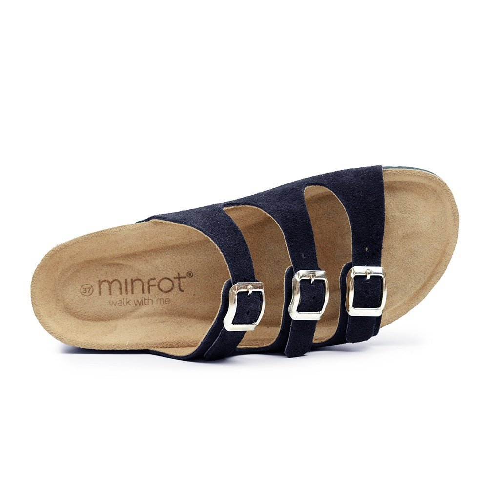 Produktbild 3 - Minfot Sandal Mjuk Bio Svart Mocka