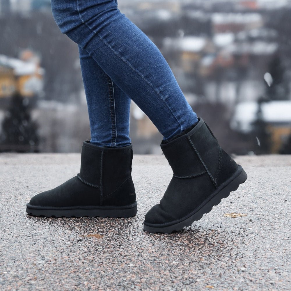 Rugged Gear Boots Fårskinn Classic Black