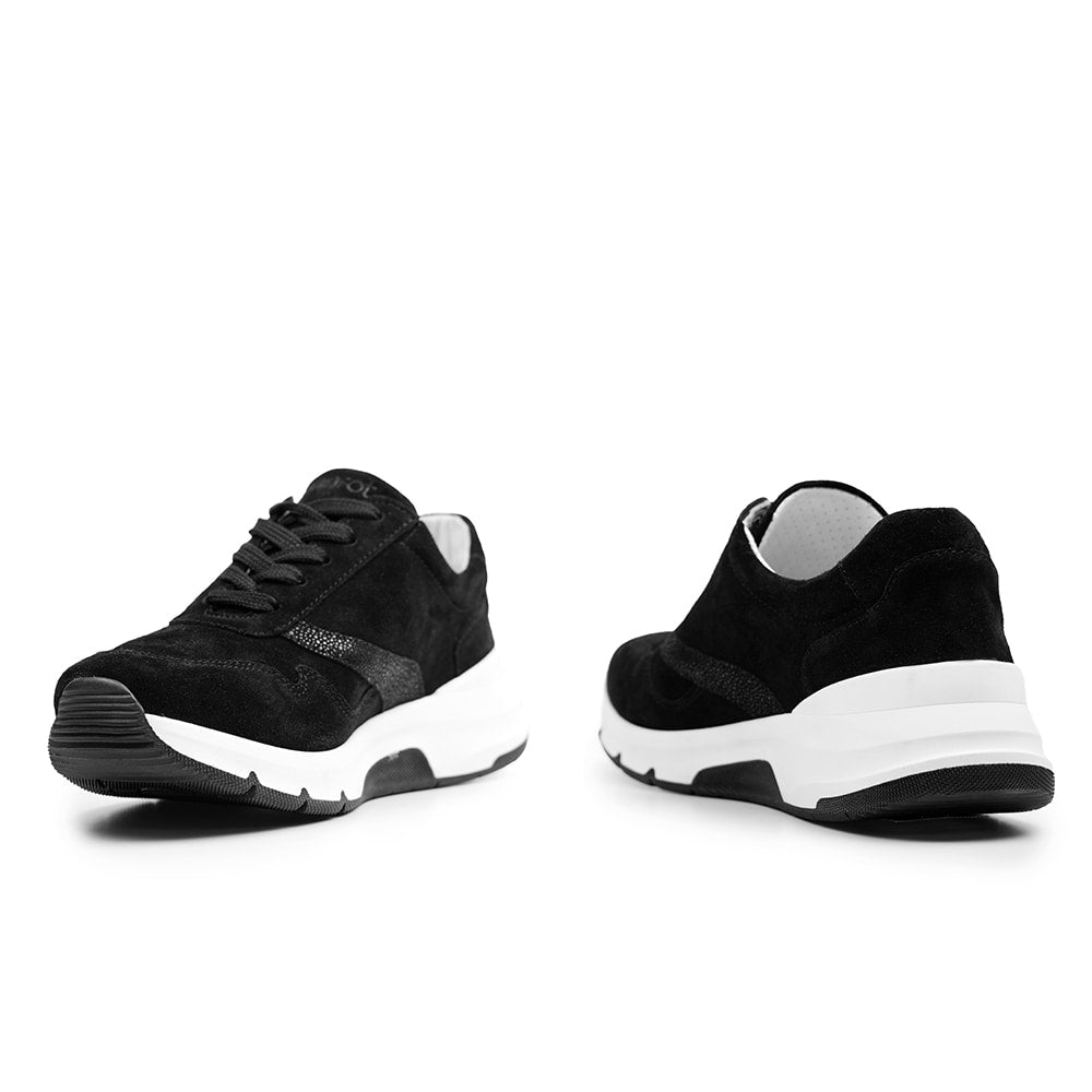 Minfot Sneaker Dam Softrole Pop Svart