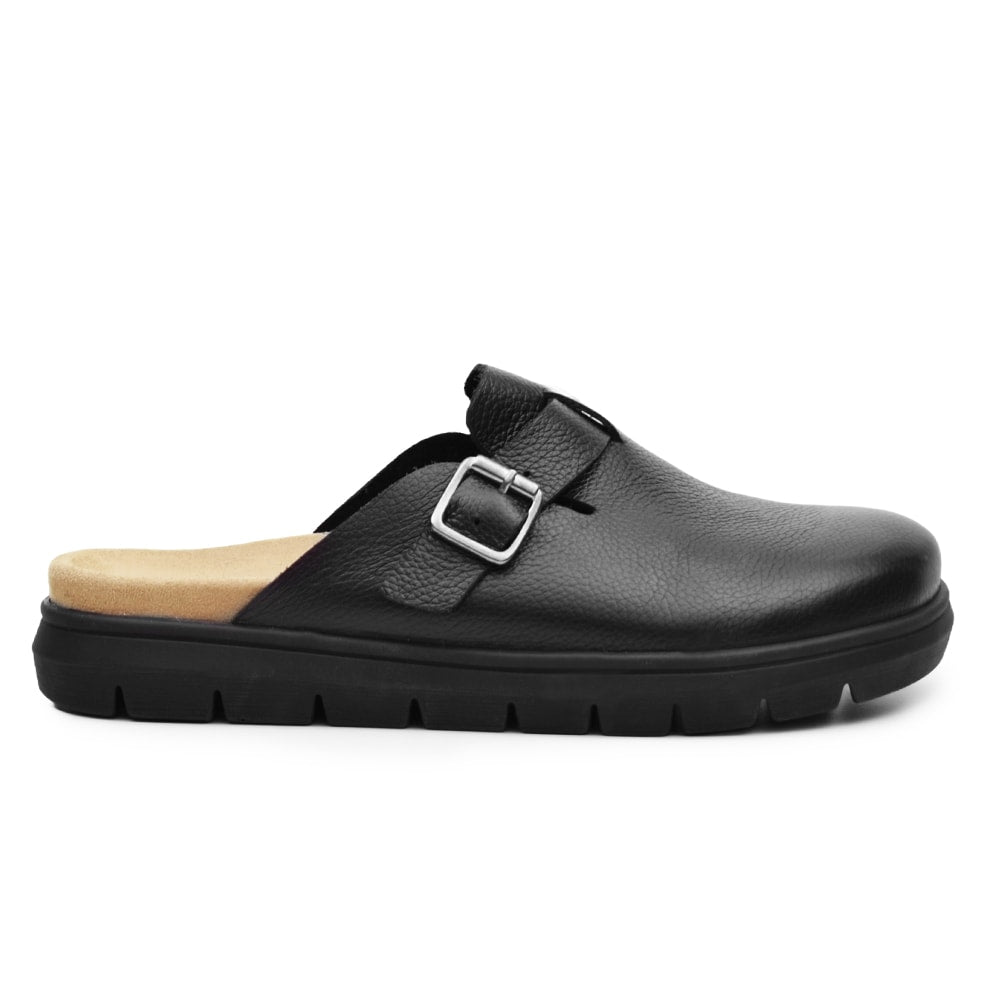 Produktbild 3 - Minfot Mjuk Toffel Soft Svart Skinn