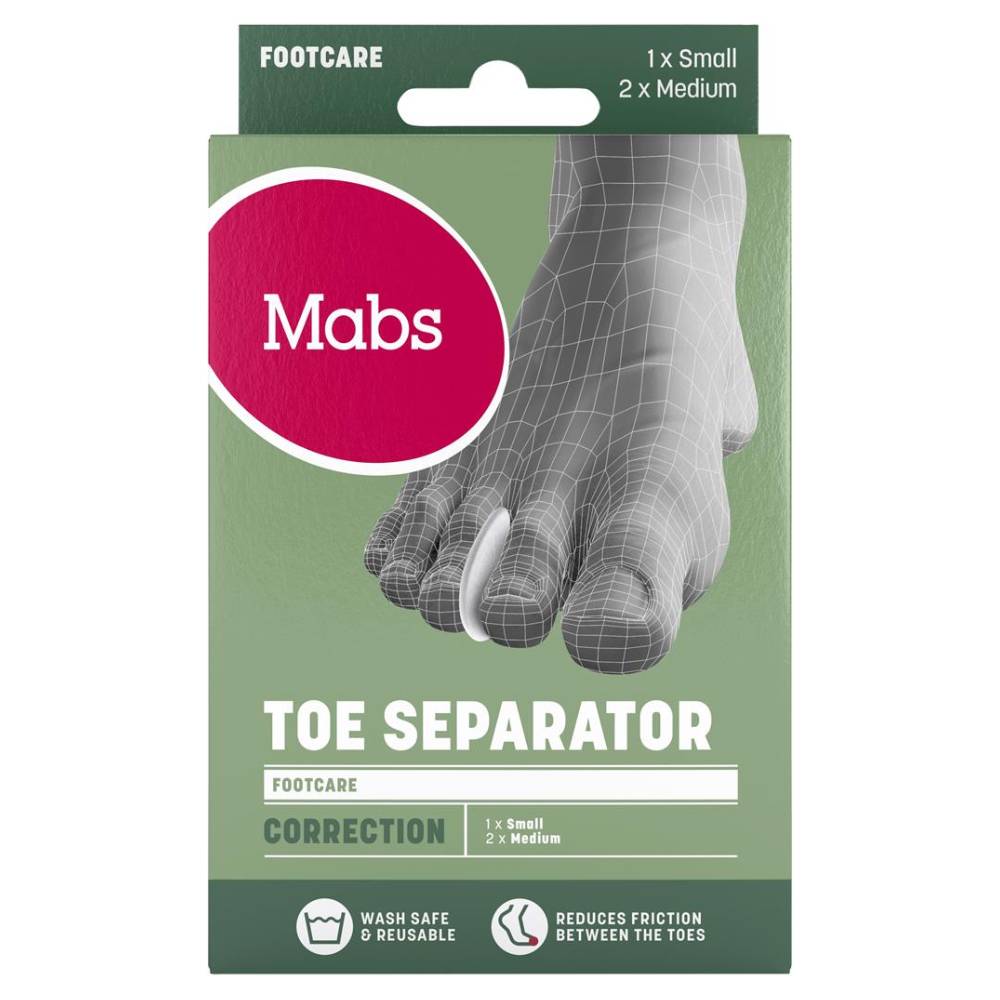Mabs Toe Separator Tåskiljare 3-pack