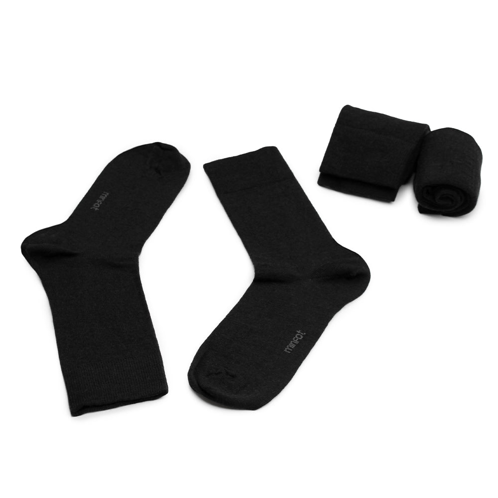 Minfot Strumpor Merinoull Svart 3-Pack