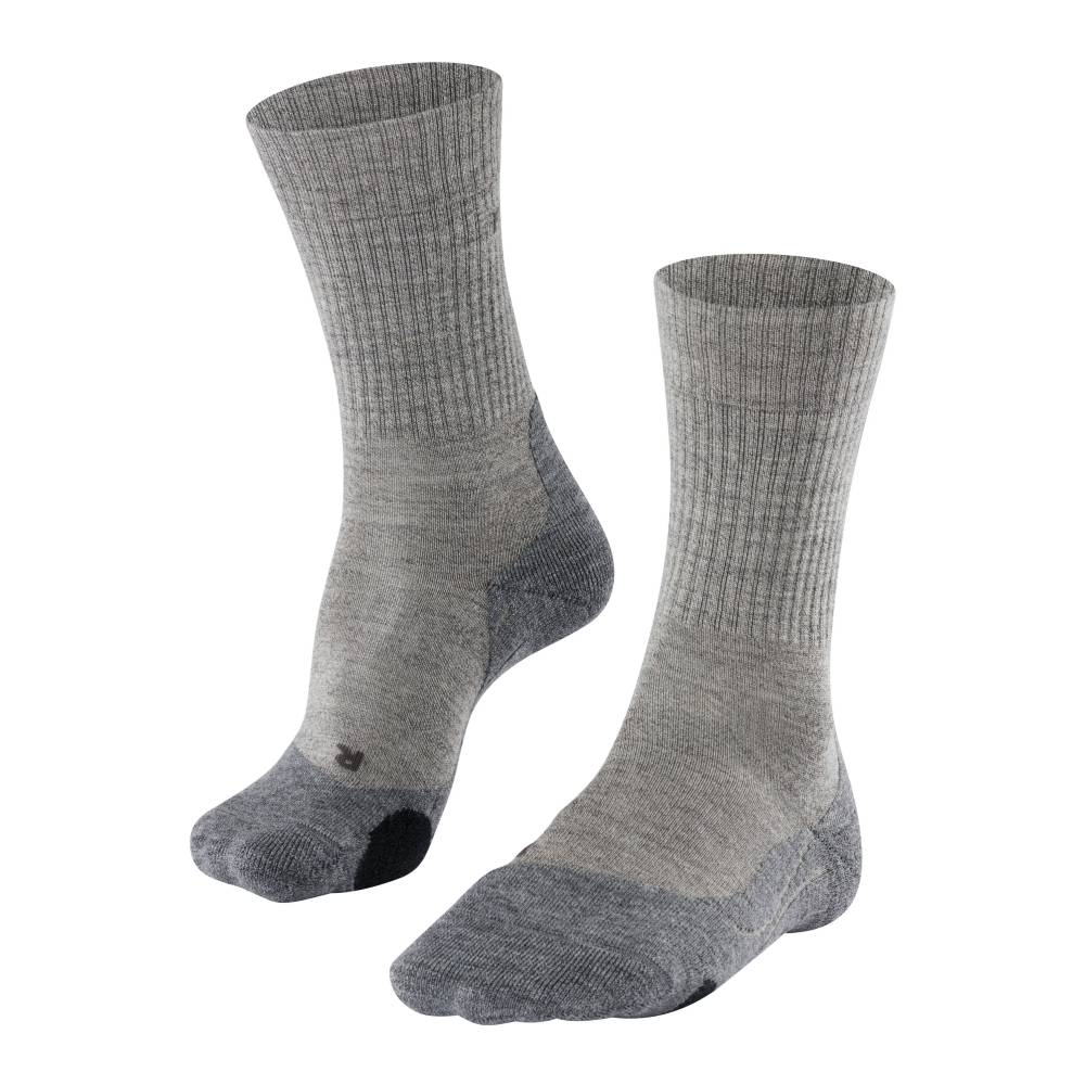Falke TK2 Strumpor Dam Ull Grå Melange 1-pack