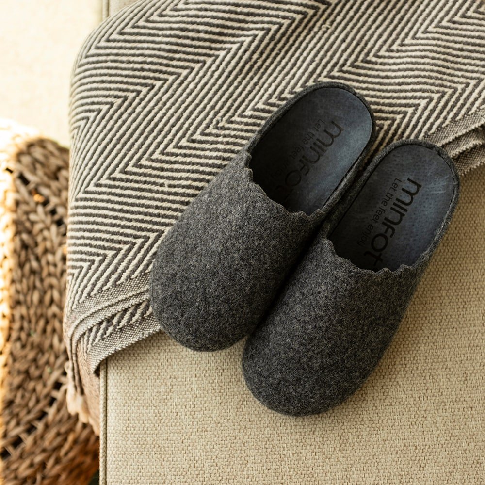 Produktbild 12 - Minfot Tofflor Relax Grafit