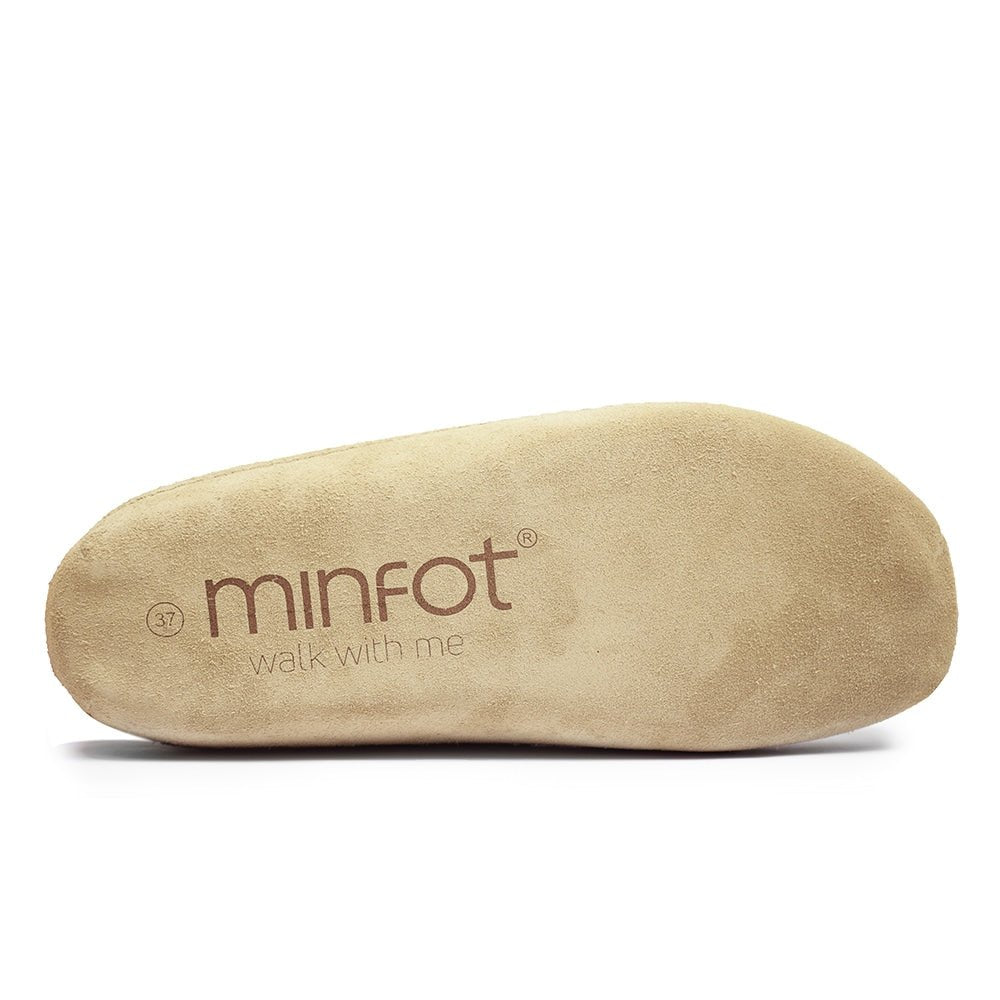 Minfot Ulltofflor Arild Fotbädd Fårskinn Navy