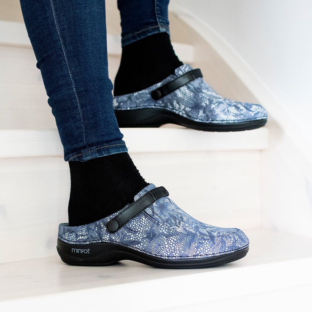 Minfot Arbetssko Mjuk Mosaik Svart