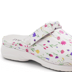Minfot Arbetsskor Mjuk Toffel Blommig
