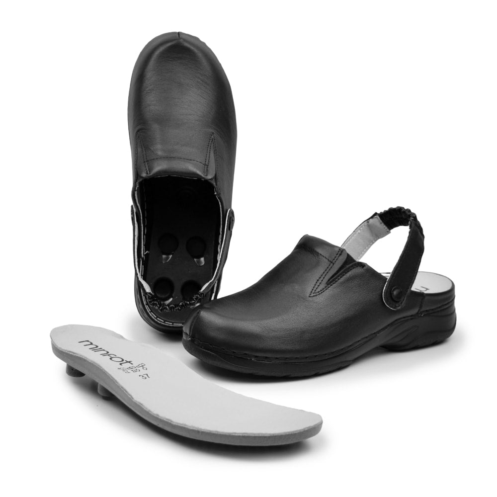 Produktbild 10 - Minfot Arbetsskor Mjuk Toffel Svart