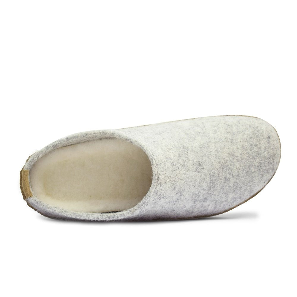 Produktbild 8 - Minfot Ulltofflor Arild Fotbädd Fårskinn Ljusgrå