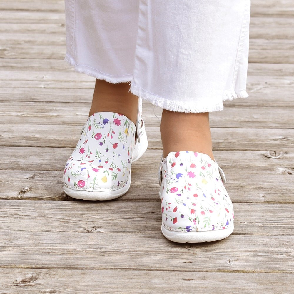 Produktbild 14 - Minfot Arbetsskor Mjuk Toffel Blommig