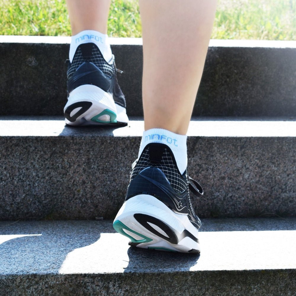 Minfot Löparstrumpor Tunna Lyocell 5-pack Vit