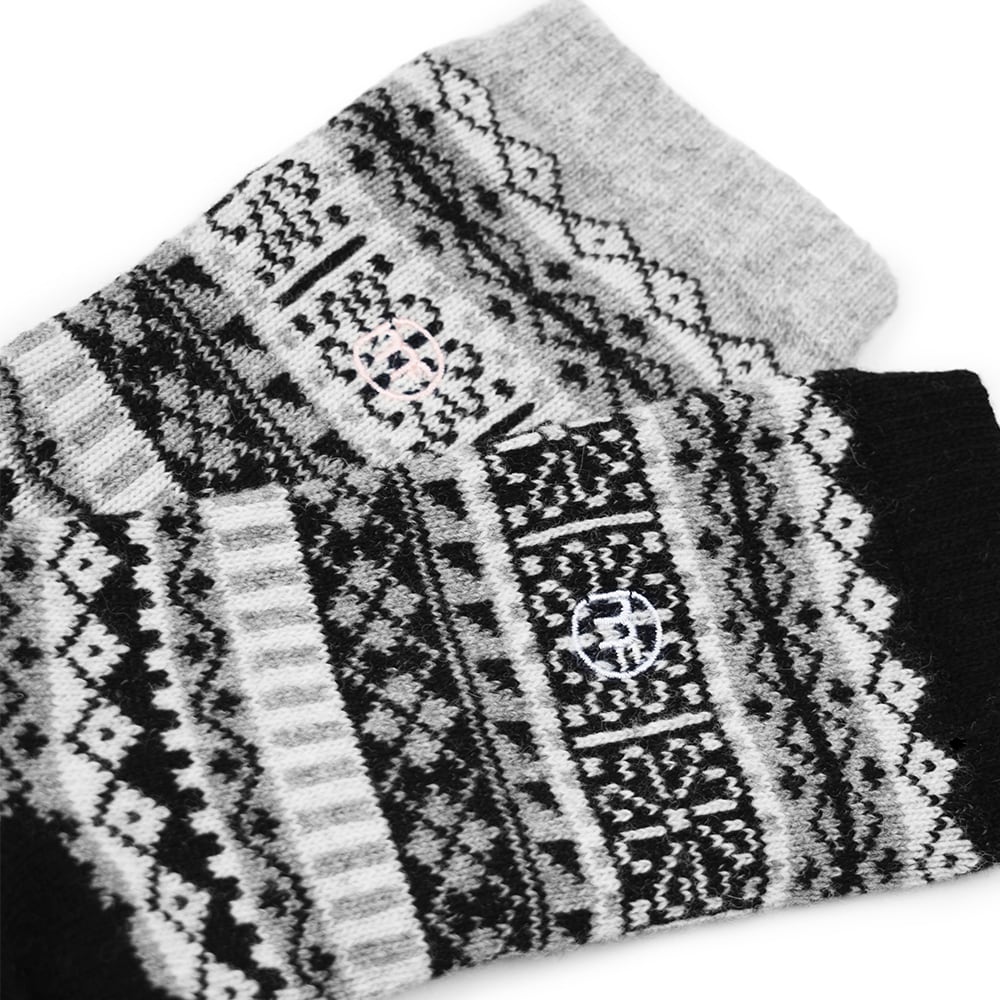 Minfot Geilo Ullstrumpor Svart 2-pack