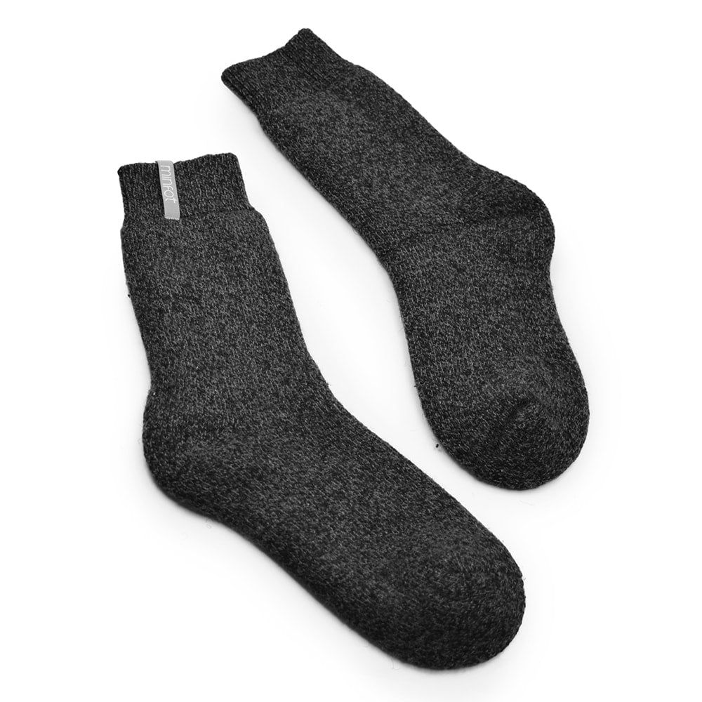 Minfot Raggsockor Mörkgrå Ullmix 1-pack