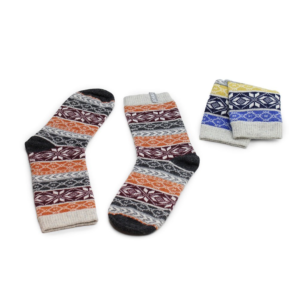 Produktbild 15 - Minfot Ullstrumpor Hytte 2-pack