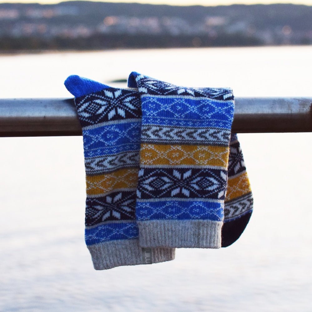 Minfot Ullstrumpor Hytte 2-pack