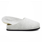 Minfot Tofflor Slip-on Viken Ull Ljusgrå