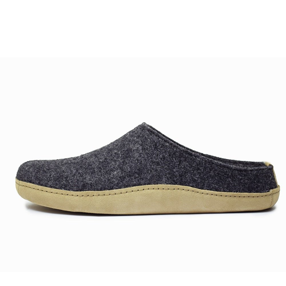 Produktbild 5 - Minfot Ulltofflor Arild Fotbädd Fårskinn Mörkgrå