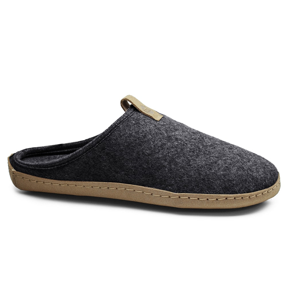 Minfot Cabin Tofflor Unisex Ull Grå