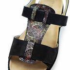 Suave Extra Bred Sandal Black Tenn