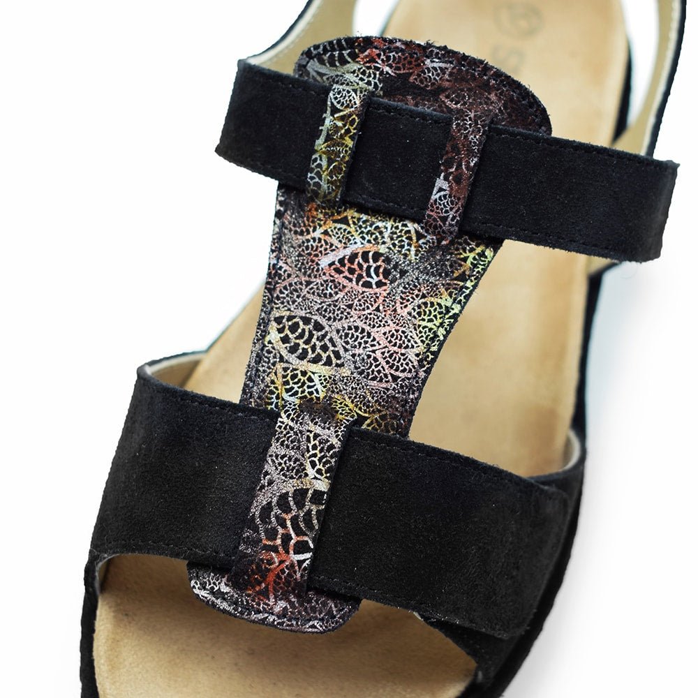 Suave Extra Bred Sandal Black Tenn