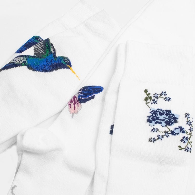 Produktbild 9 - vackra-stodstrumpor-minfot-flawless-walk-colibri