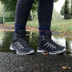 Minfot Stride Mid Skor Unisex Vattentät TEX Svart