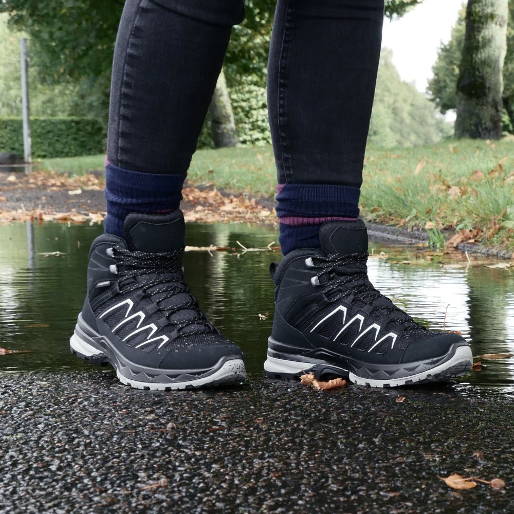 Minfot Stride Mid Skor Unisex Vattentät TEX Svart