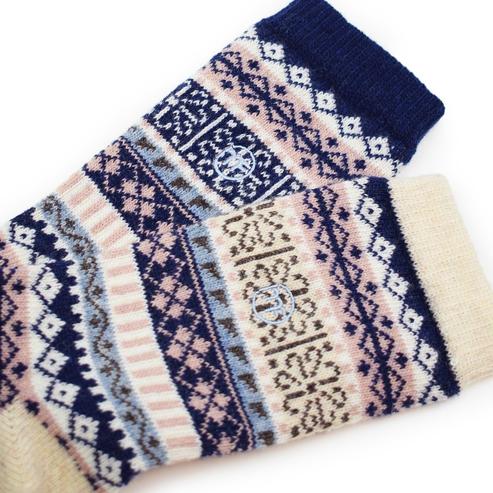 Produktbild 6 - Minfot Geilo Ullstrumpor Blå 2-pack