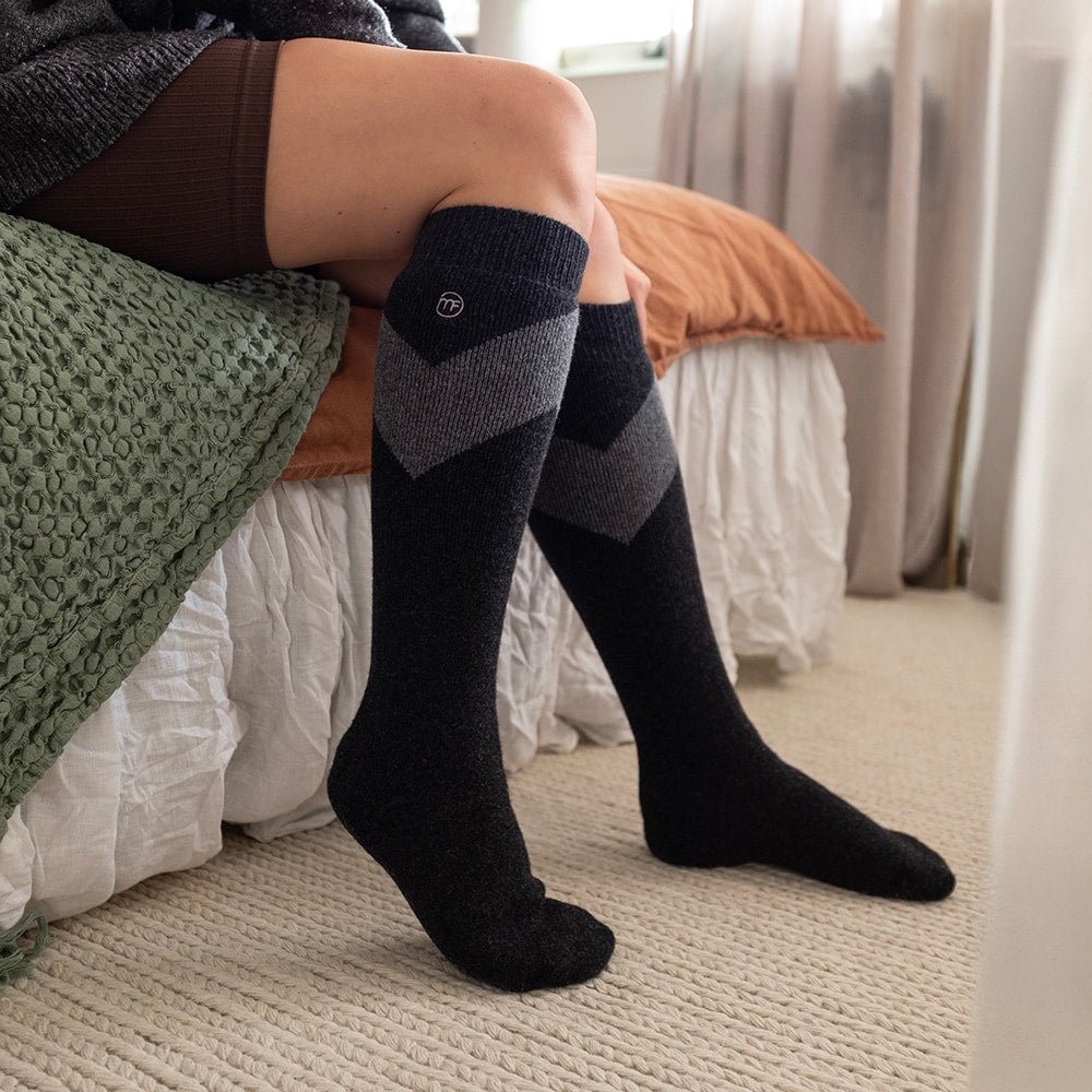 Produktbild 3 - Minfot Höga Raggsockor Ull Vile 2-pack