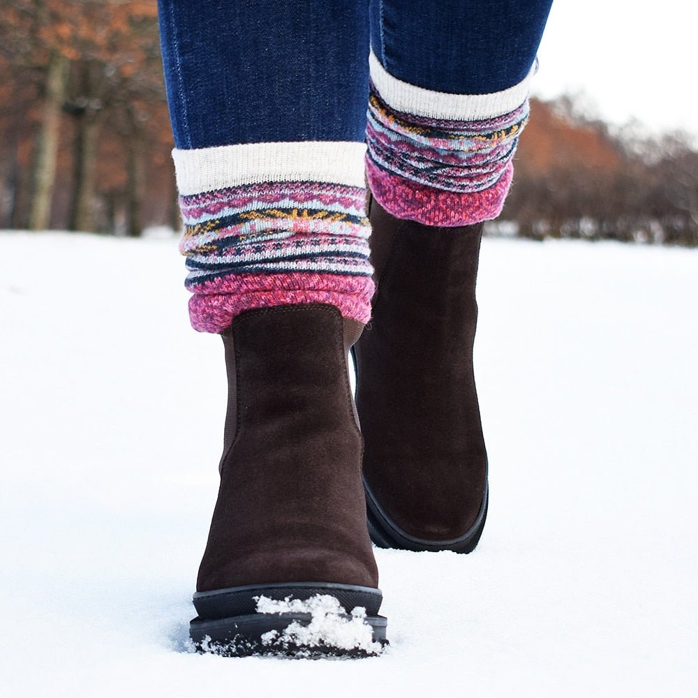 Minfot Ullstrumpor Mys Multi 2-pack