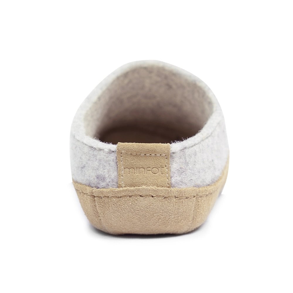 Produktbild 7 - Minfot Ulltofflor Arild Fotbädd Fårskinn Ljusgrå