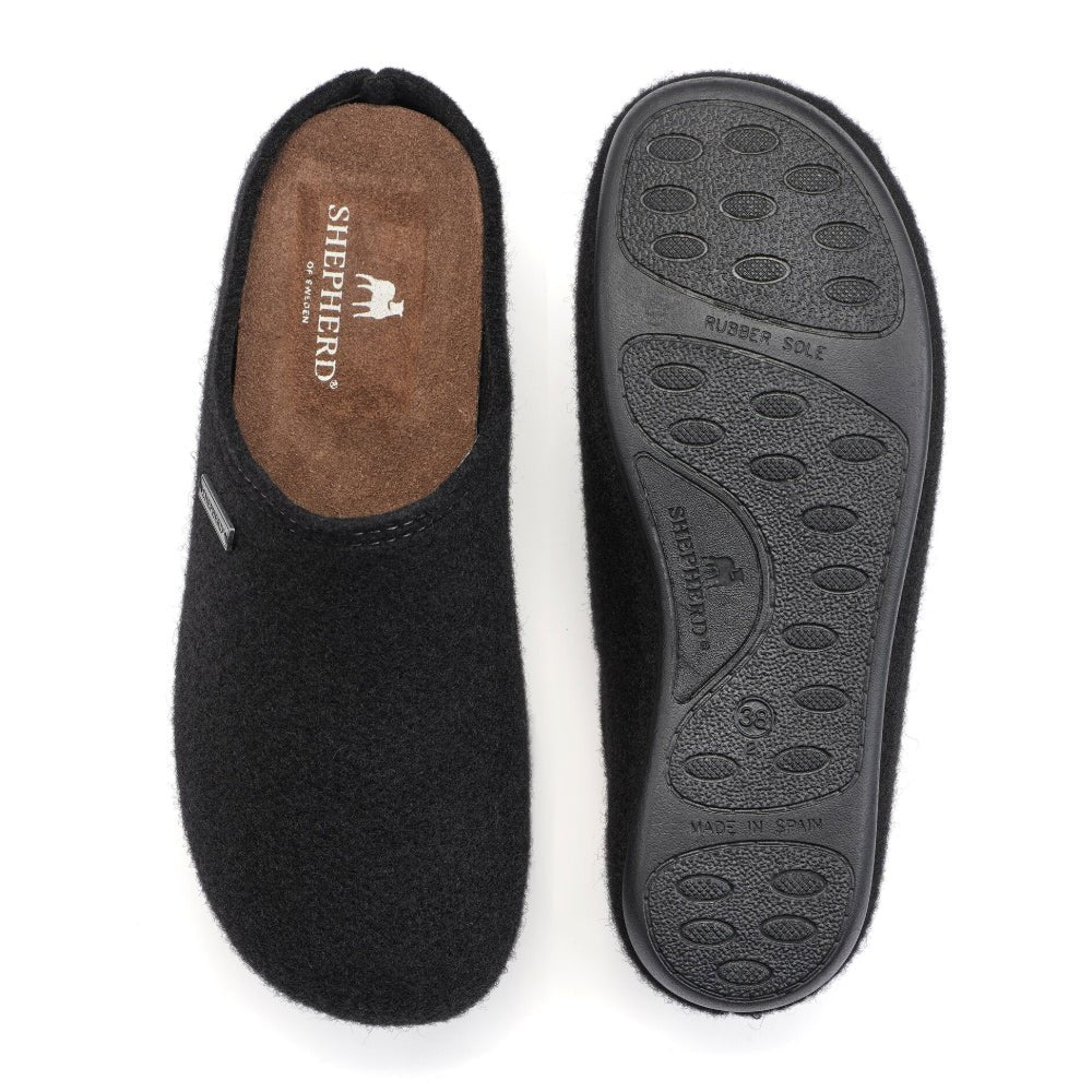 Produktbild 5 - Shepherd Jon Tofflor Ull Herr Svart