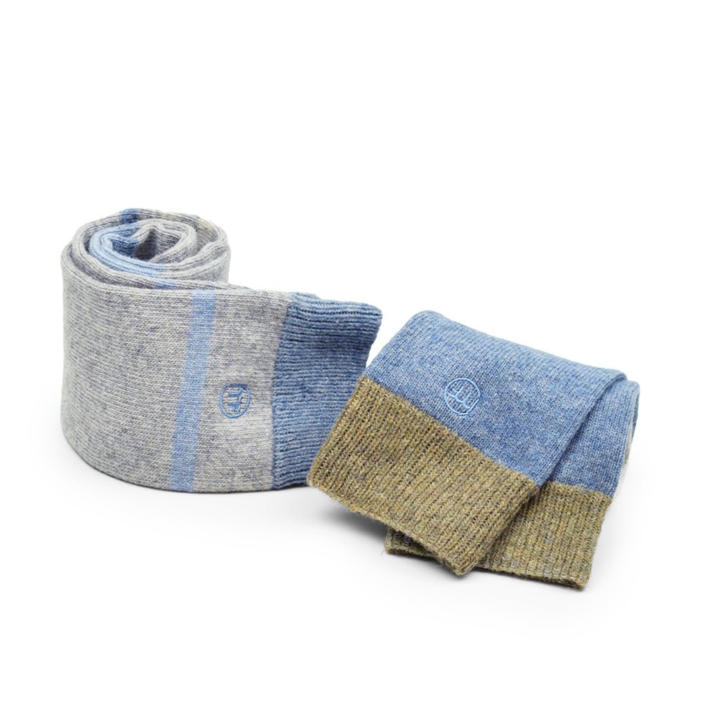 Produktbild 3 - Minfot Ullstrumpor Strand Indigo 2-pack