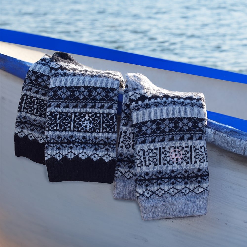 Minfot Geilo Ullstrumpor Svart 2-pack