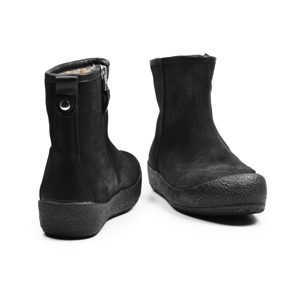 Minfot Curling Boots Lund Mocka Svart