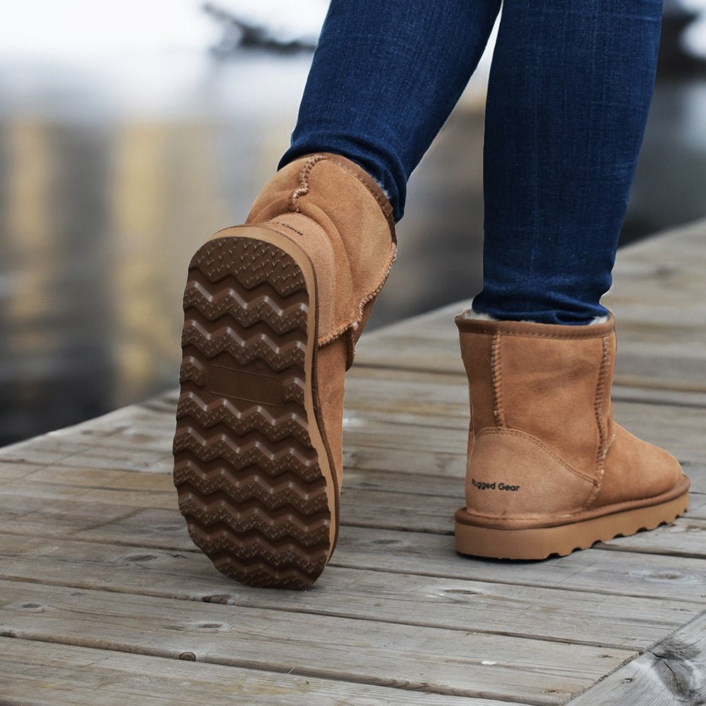 Rugged Gear Boots Fårskinn Classic Chestnut