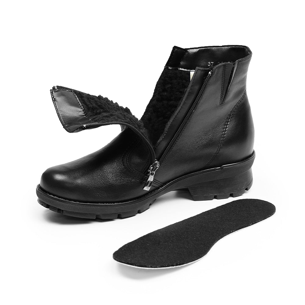 Produktbild 9 - Minfot Aaltonen Breda Boots Grip+ Vasa Skinn Ull Svart