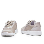 RESALE Minfot Way Sneaker Bred Stretch Zip Beige