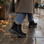 Skechers Easy Going Boots Zip Dam Vattentäta Svart