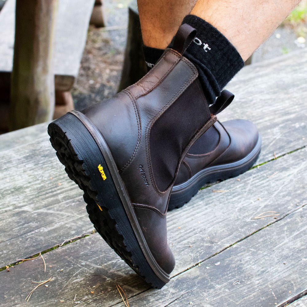 Grisport Komfort Chelsea Boots Gritex Mörkbrun