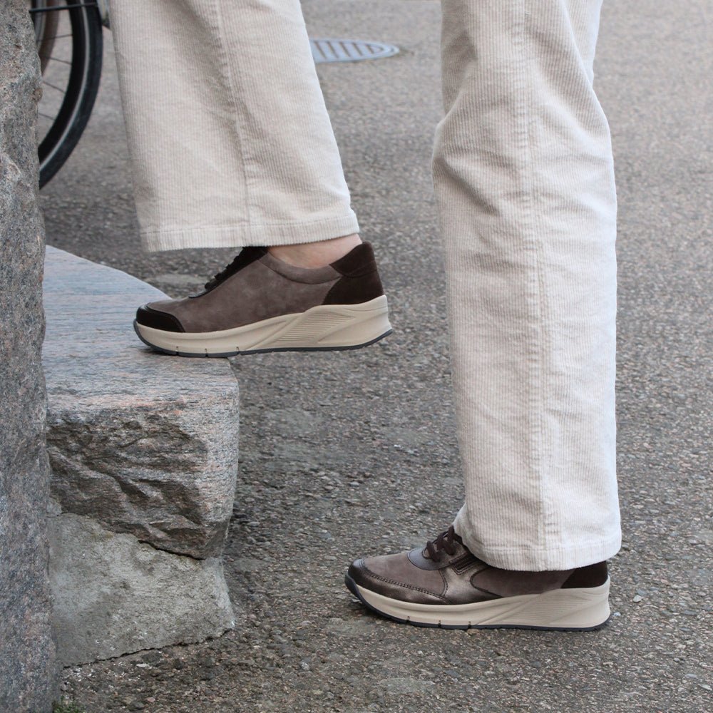 Produktbild 13 - Minfot Vei Sneaker Stretch Nubuck Taupe Oxid