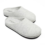 Minfot Tofflor Slip-on Viken Ull Ljusgrå
