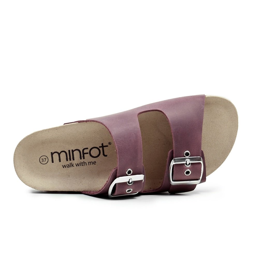 Produktbild 4 - Minfot Sandaler Primo Soft Ayo Läder Bordeaux