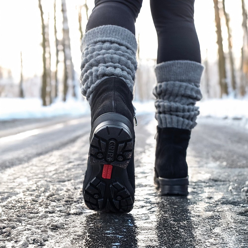 Produktbild 11 - Minfot Aaltonen Breda Boots Grip+ Vasa Mocka Ull Svart