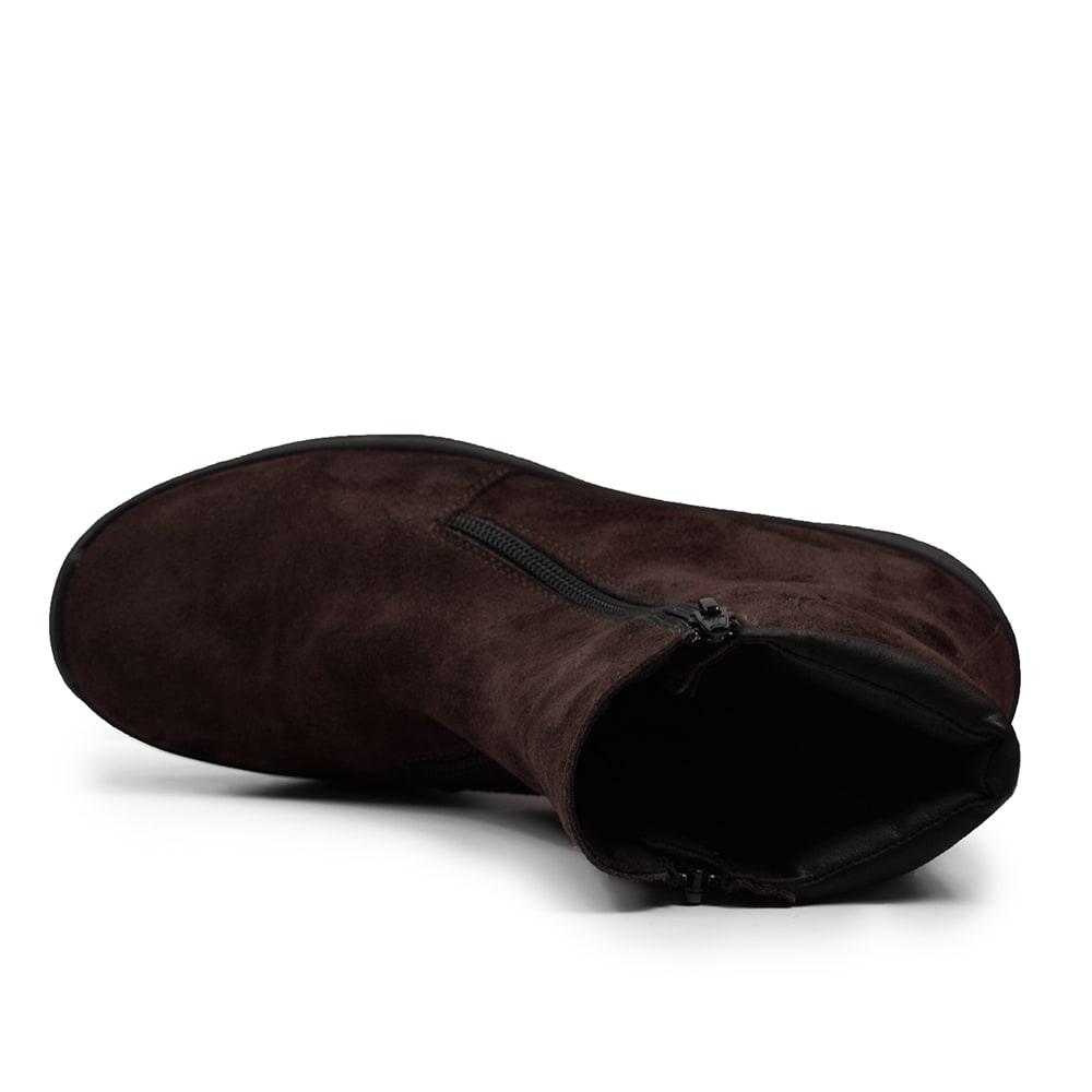 Minfot Dubbskor Boden Mocka Ull Brun