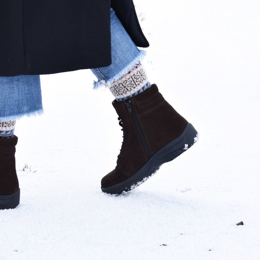 Produktbild 12 - Minfot Dubbskor Lima Mocka Ull Brun