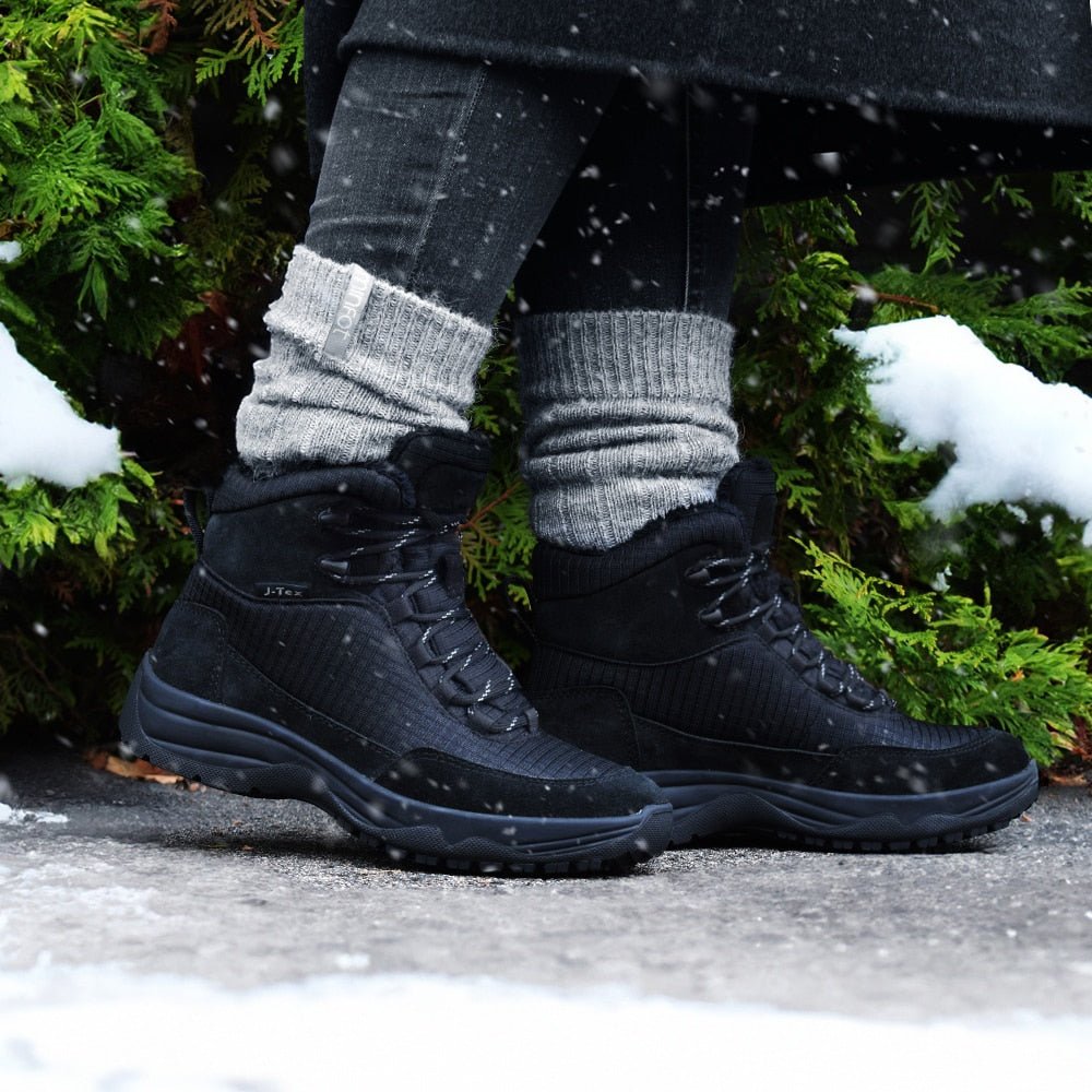 Minfot Polar Dubbskor med J-TEX Svart