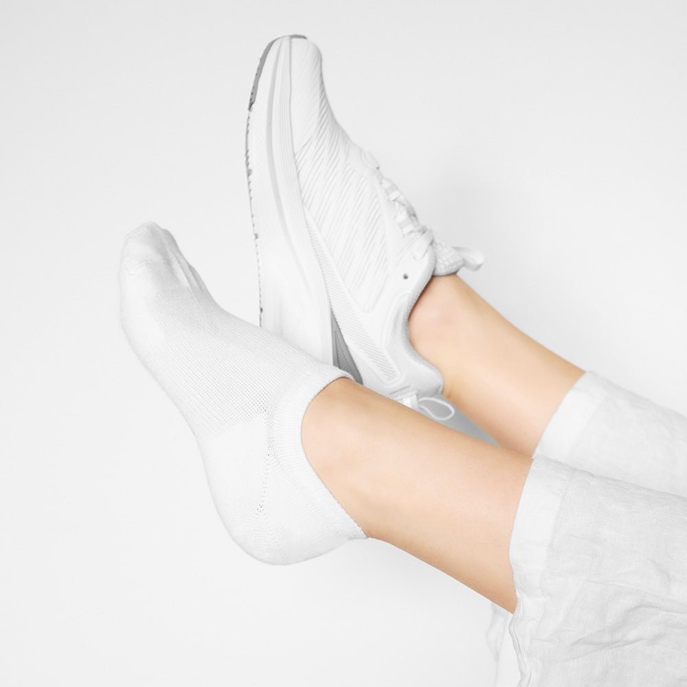 Produktbild 2 - Minfot Ankelstrumpor Bambu vit 1-pack