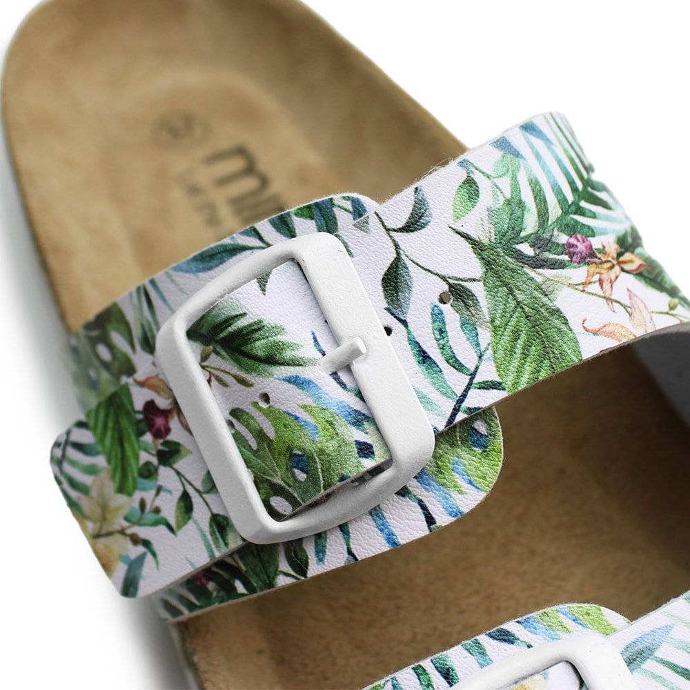 Minfot Sandaler Softstep Tropical Glow Vit